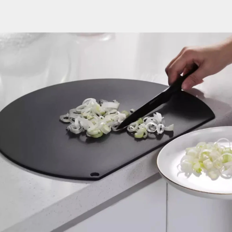 LMM household food grade semi-circular cut fruit special board, cutting board kitchen chopping board