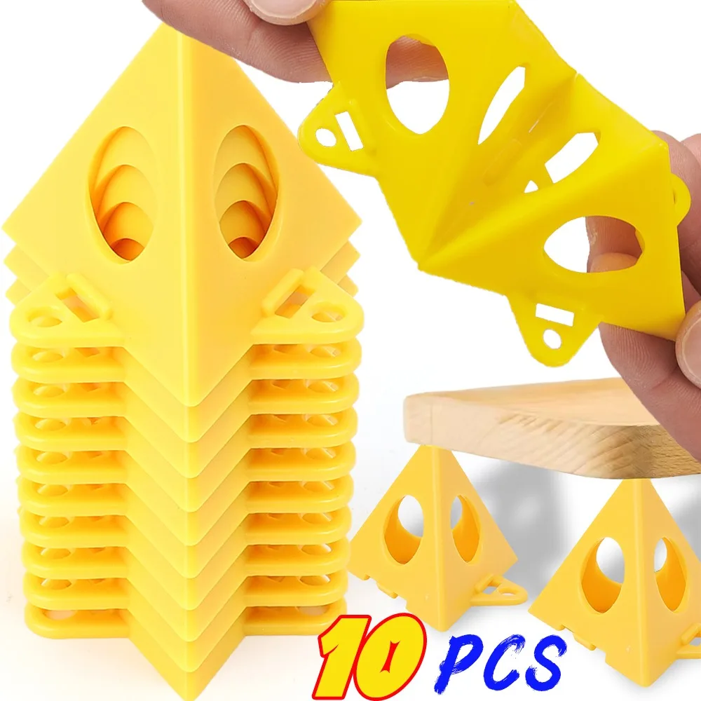 10Pcs Pyramid Triangle Paint Stands Tool Triangle Paint Pads Feet for Woodworking Carpenter Woodworking Accessorie Paint Bracket