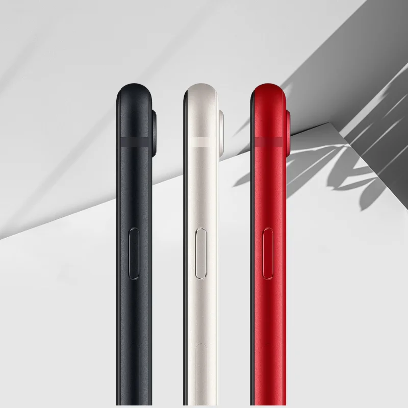 كاميرا Apple iPhone الأصلية غير مقفلة SE 2022 SE3 4.7 بوصة 4G RAM 64GB 12MP بصمة الإصبع 128GB 256GB ROM A15 شريحة بيونيك هاتف مستعمل