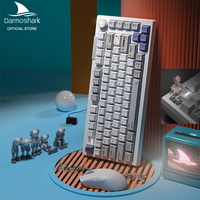 Darmoshark EC75 Gaming Mechanical Keyboard Wireless Bluetooth Tri Mode Hot Swap Computer keyboard 81 Keys For Office PC Laptop