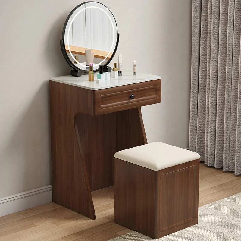 Wooden Dressing Table Vintage Woman Makeup Modern Dressing Table Contracted Multifunction Mesa De Maquillaje Bedroom Furniture