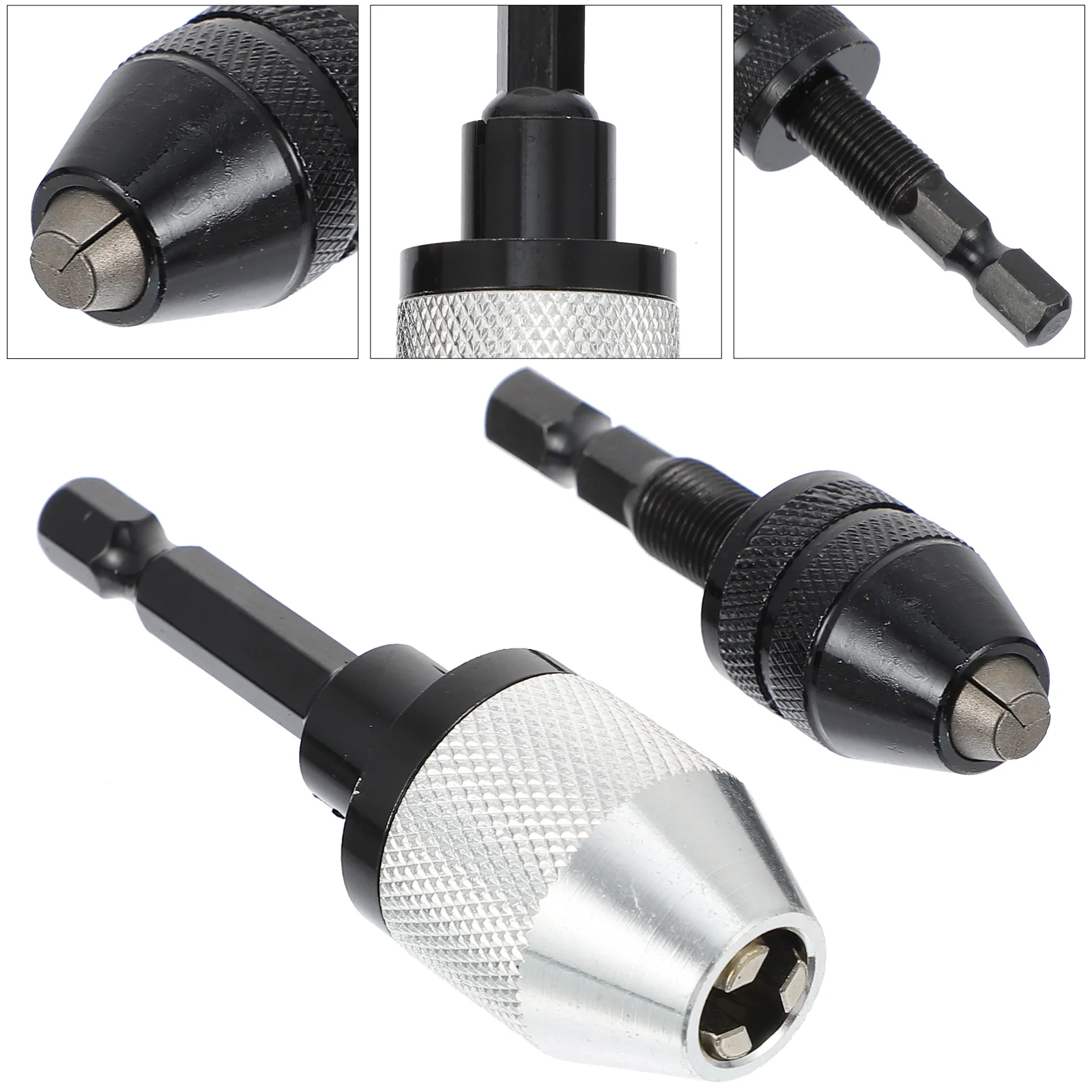 2 قطعة محول تشاك الحفر سريع التغيير سهل الاستخدام محول الإفراج السريع لأدوات ورشة عمل المنزل المرآب تشاك الحفر #5