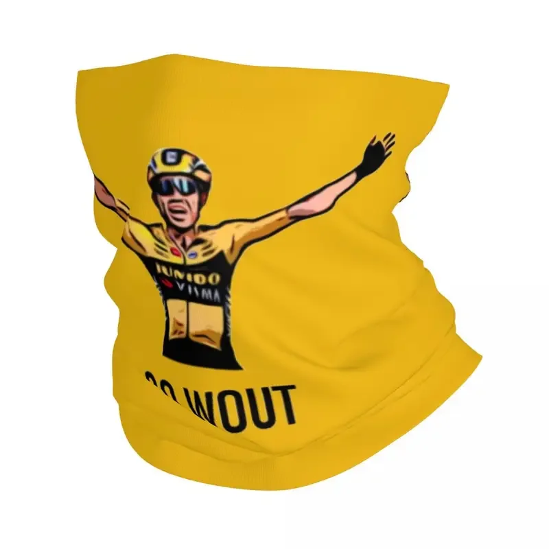 

Бандана Wout Van Aert, шейный Гетр для лыжного спорта, езды на велосипеде, мужской и женский шарф, обогреватель повязки на голову