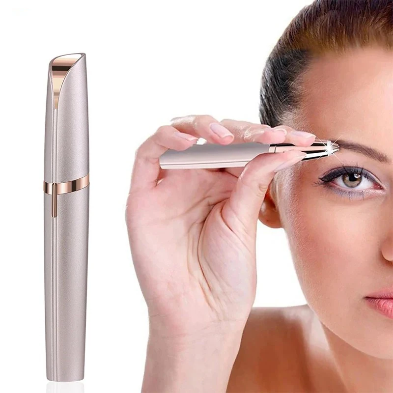 Electric Eyebrow Man Face Shaver for Women Accessories Beauty and I Comb for Hair Remover Trimmer Body Mini Portable Painless