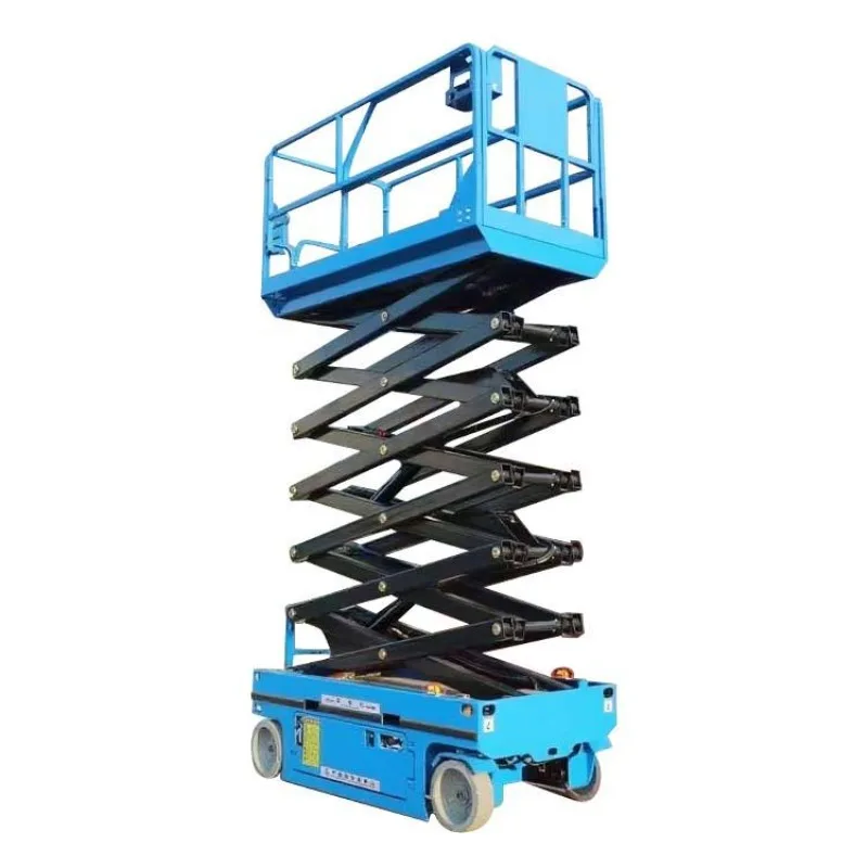 FOB Crawler Scissor Lift Table Tracked Aerial Platform Self Propelled 10m Automatic Rough Terrain Heavy Duty Stable Lifting