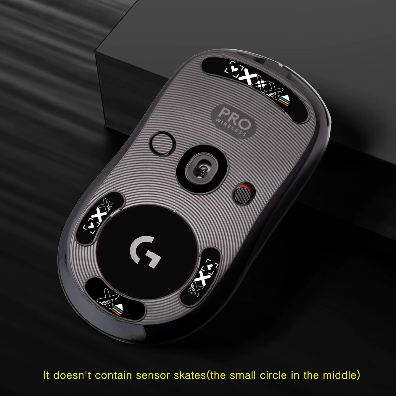 1 Set Tempered Glass Mouse Skates For Logitech G Pro Wireless Eye Of Horus Mice Feet Glides Curved Edge