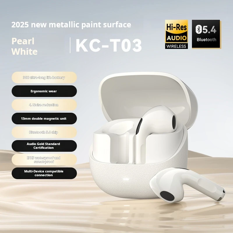 سوني T03 سماعة رأس بخاصية البلوتوث HiFi ستيريو لعبة مقاوم للماء سماعة أذن رياضية سماعات لاسلكية مع ميكروفون