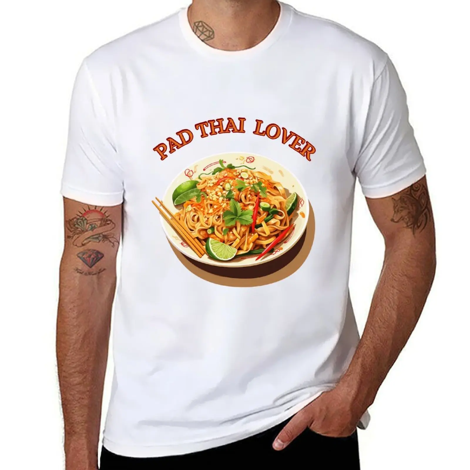

Pad Thai Lover Thailand T-Shirt man t shirts high quality luxury brand man t shirt summer T-Shirt