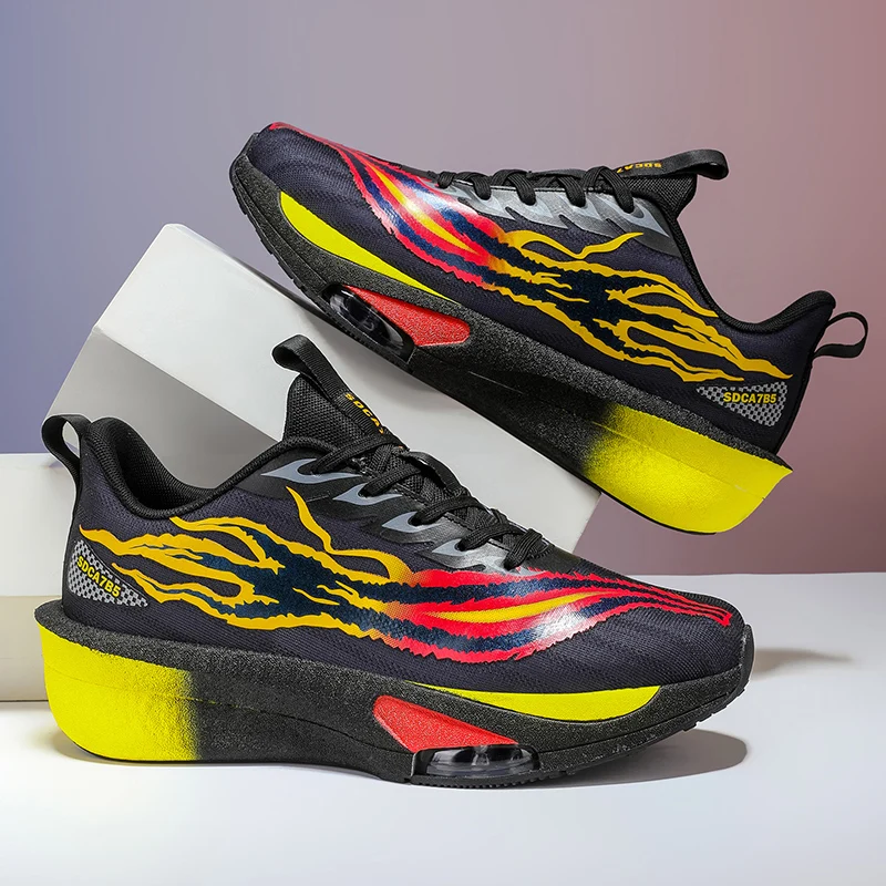 

New 2025 Ultra-Light Racing Shoes - Unisex, Carbon Plate, Soft Sole, Non-Slip Versatile