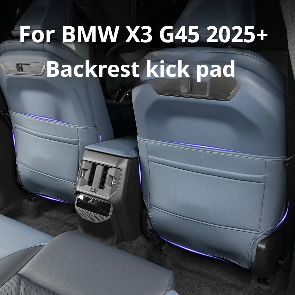 

For BMW X3 G45 2025+ Rear Seat Anti-Kick Pad Protection Pad Interior Modification Accessories