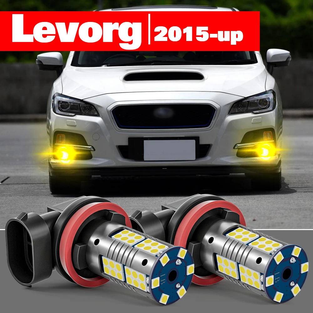 For Subaru Levorg Accessories 2pcs LED Fog Light 2015 2016 2017 2018