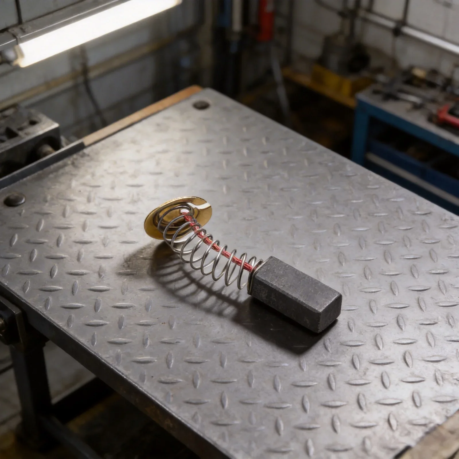 

Запасные угольные щетки для двигателя CB327 (как на фото) – деталь для ремонта прерывистых двигателей