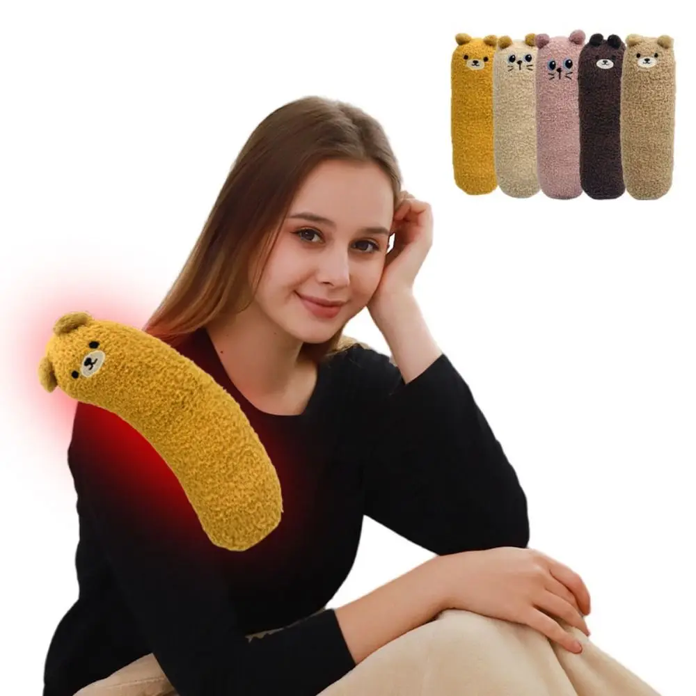 

Cute Microwave Oven Heating Plush Doll Hot Compress Cozy Plush Heating Doll Pillow Pad Ceramsite Filling Unscented