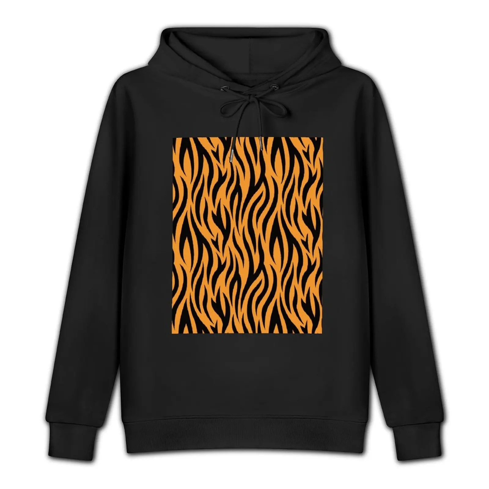 Tiger Stripes Print Pullover Hoodie autumn clothes men clothes new in hoodies