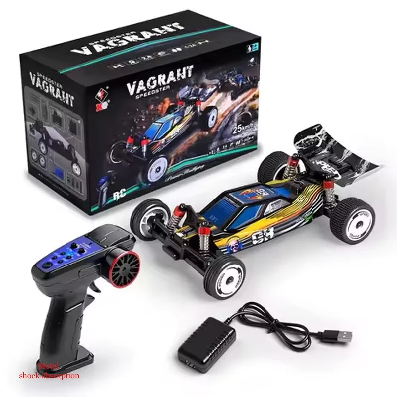 

Weili 244016 Remote-Controlled High-Speed Car 1:24 Electric Two Wheel Drive Full Proportional Drift Mosquito Car Racing Car Toy