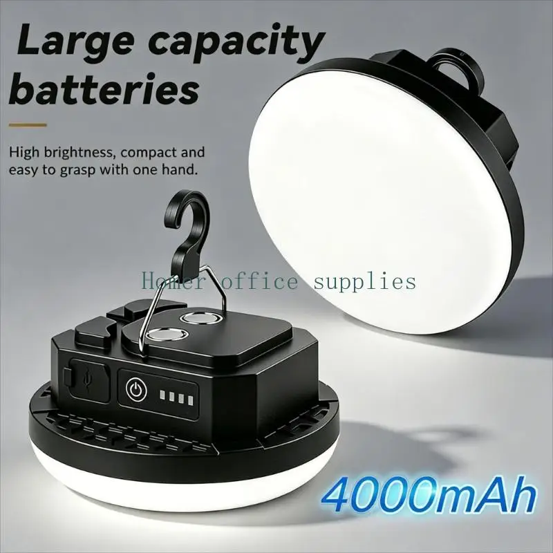 K43B Lightweight Emergency Lighting Camping Light Portable Outdoor Tent Work Rechargeable LED Hanging Lamp Accessories