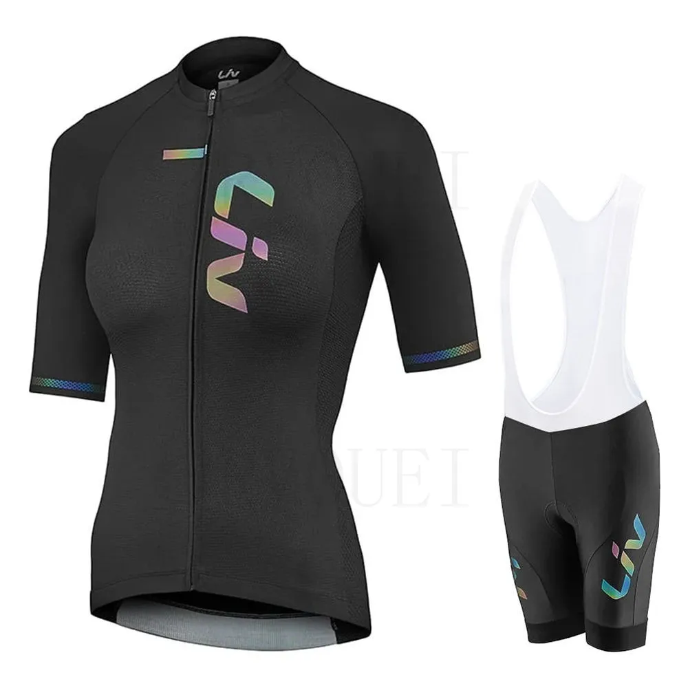 New 2022 Team LIV Cycling Jersey Set Mtb Ropa donna Summer Quick Dry BICYCLING Shirts Maillot Culotte Wear Spot Delivery