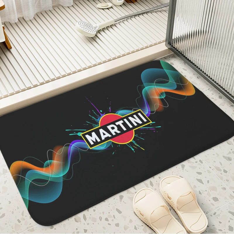 Bath Mat T-Martini Custom Doormat Entrance Door Hallway Balcony Living Room Floor Carpet Interior Home Decor Items Bedroom Rug