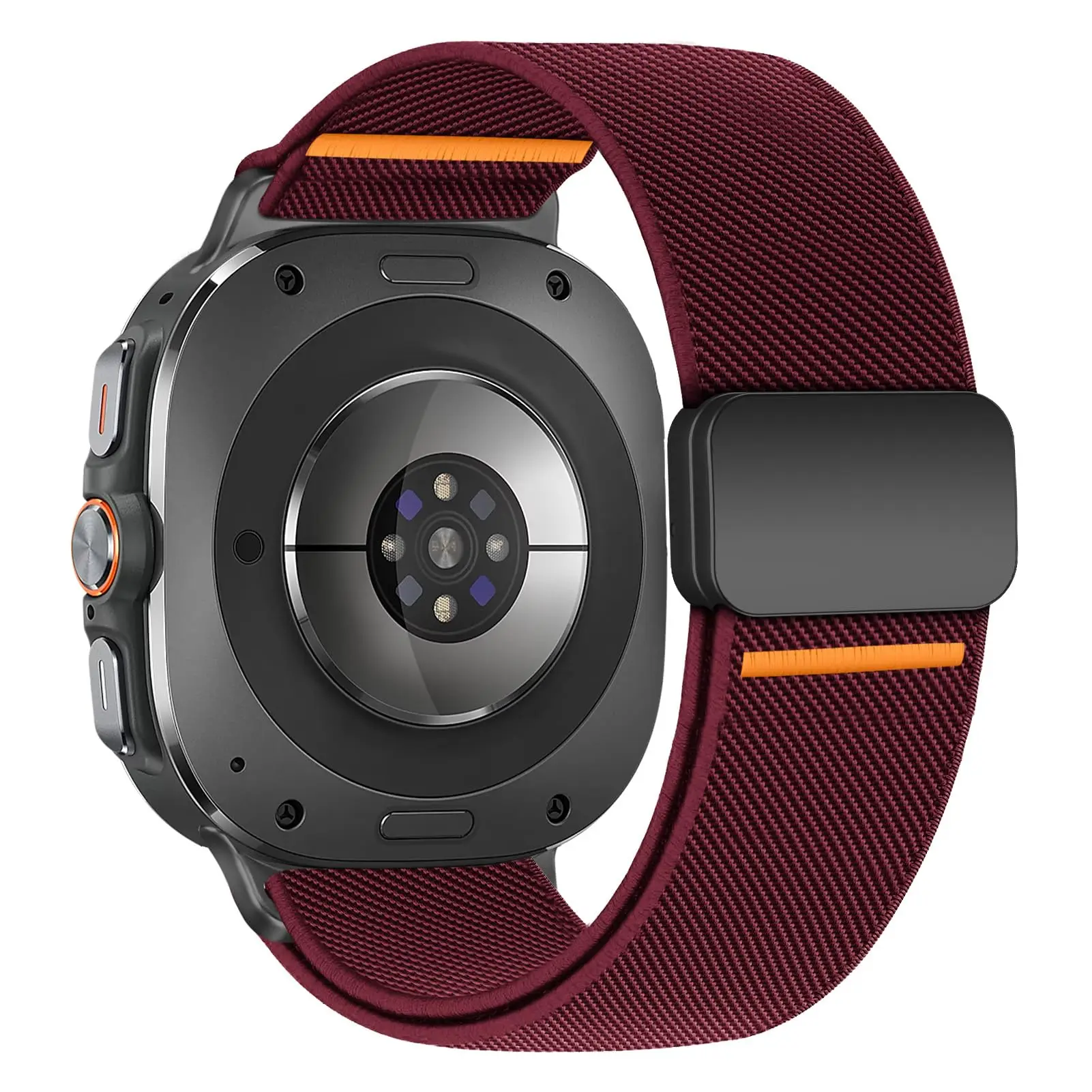 Magnetische Armbänder für Samsung Galaxy Watch Ultra 2 Zubehör Elastisches Nylon-Armband Correa für Galaxy Watch 7 Ultra 47mm Bänder
