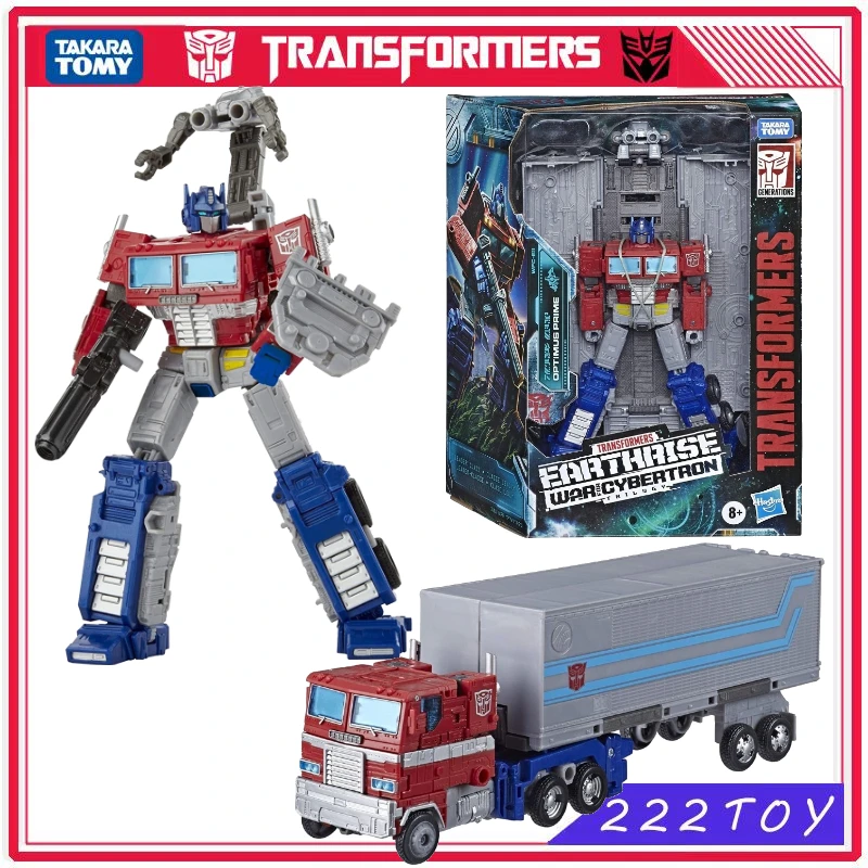 New Takara Tomy Transformers Earthrise WFC-E11 Leader Class Optimus Prime  Action Figure Robot Toys Gifts Hobbies Anime Figures