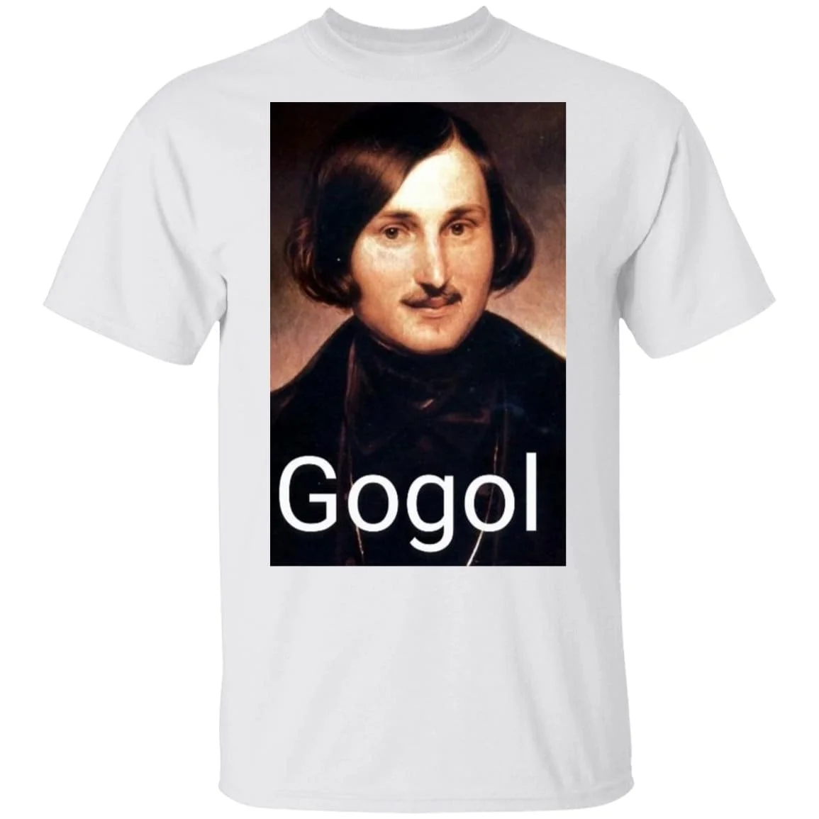 Nikolai Gogol Ukrainian  Writer T Shirt Dead Souls The Overcoat Author Literature G500 5 3 Oz