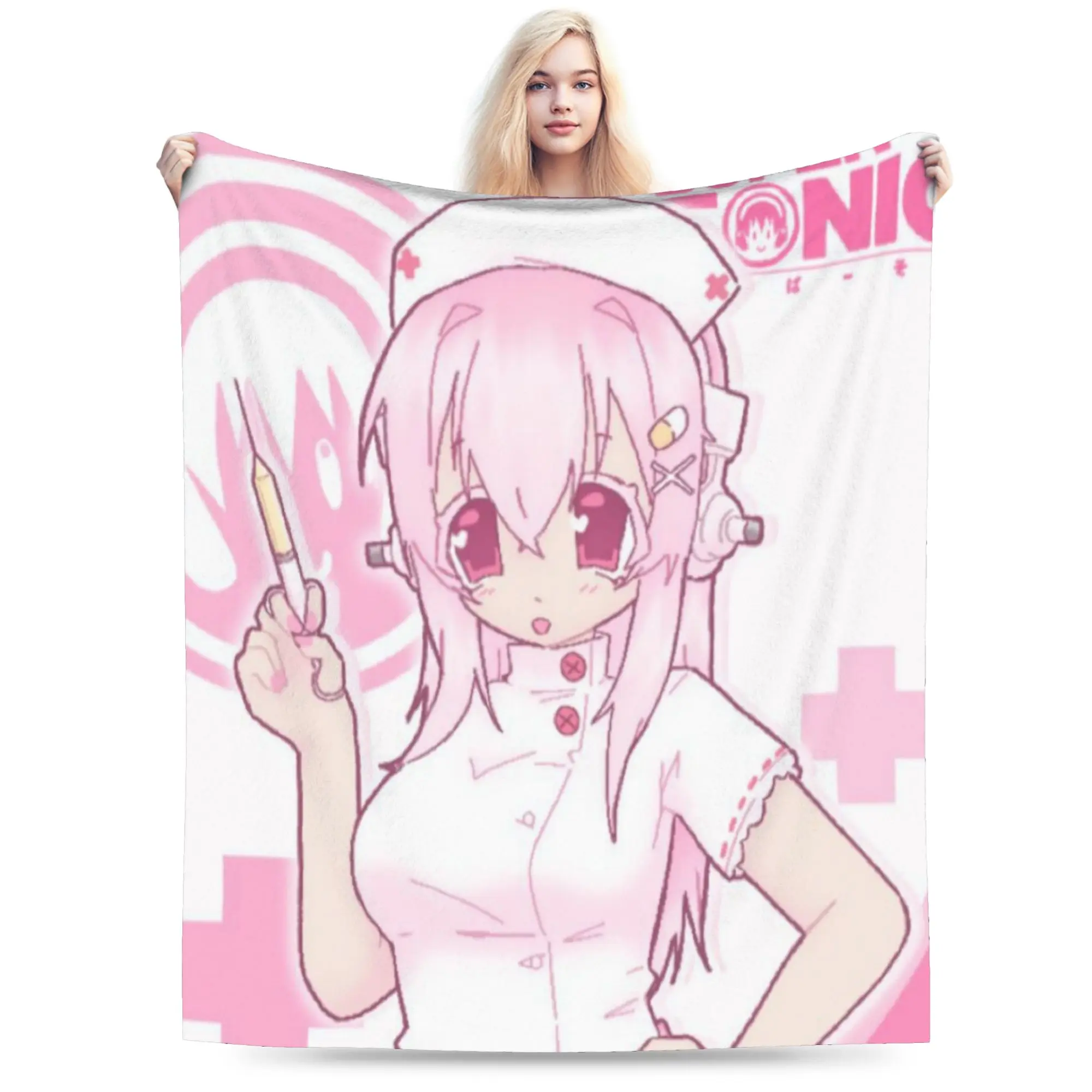 Manta super Sonicos de terciopelo ultrasuave, regalos novedosos, mantas, colchas