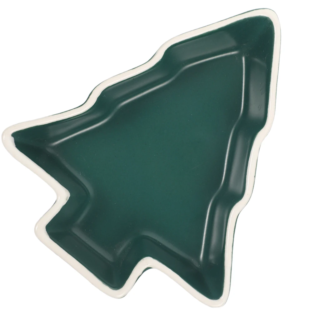 

Ceramic Dinner Plate Serve Crockery Appetizer Plates Tree-shaped Serving Platter