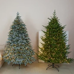 PE Artificial Christmas Tree with Lights Fir Tree Christmas Decorations Outdoor Indoor Christmas Ornaments 150cm180cm210cm