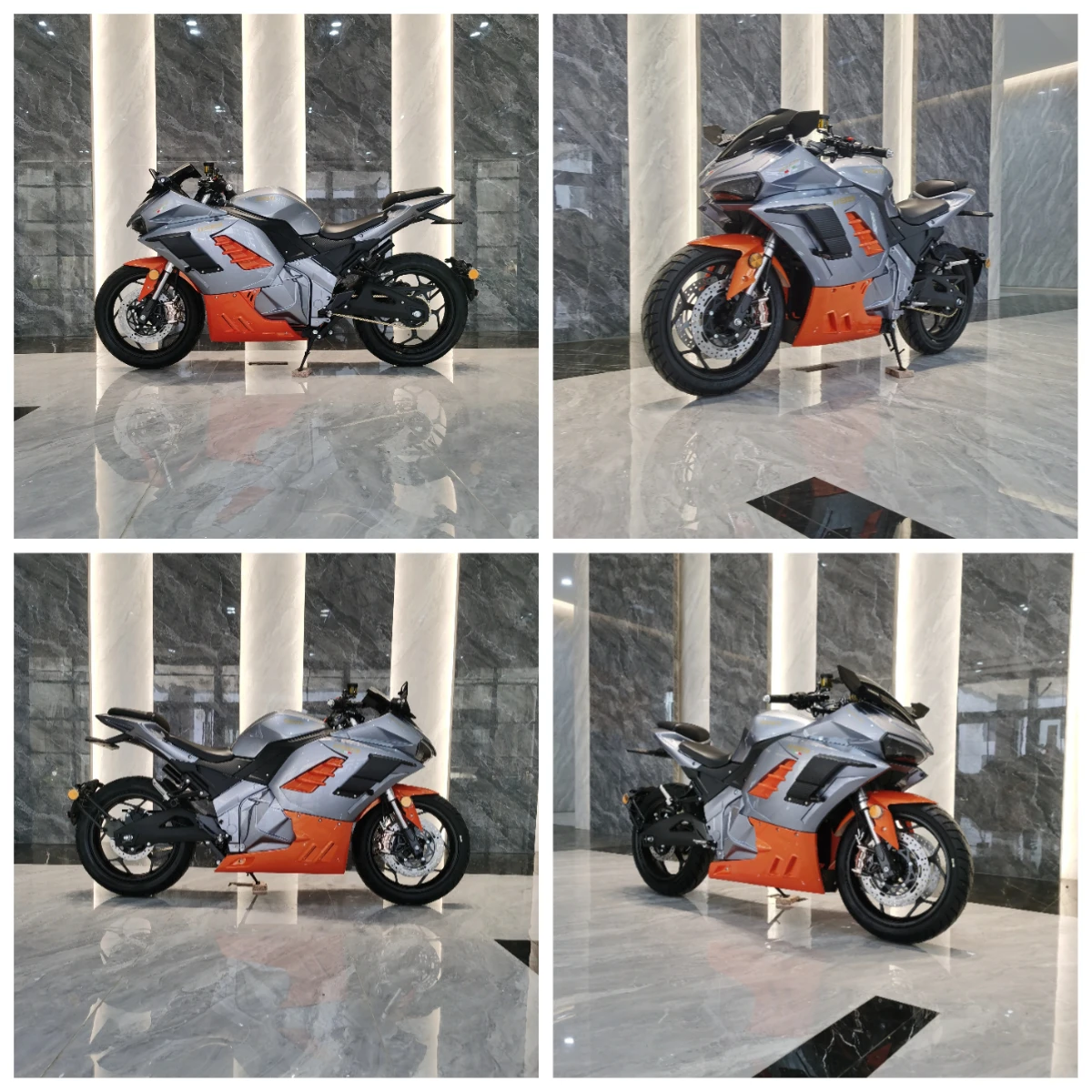 

STLF Luyuan Motorcycle Powerful 3000w 10kw Middle Motor 140km/h Hot Sale Russia USA Electric Motorcycle