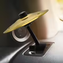 Musical Saucer Car Crash Cymbal Alloy Car Crash Drums Cymbal Air Vent Drum Mini Drum Easy To Install Clip-On Mini for Vent