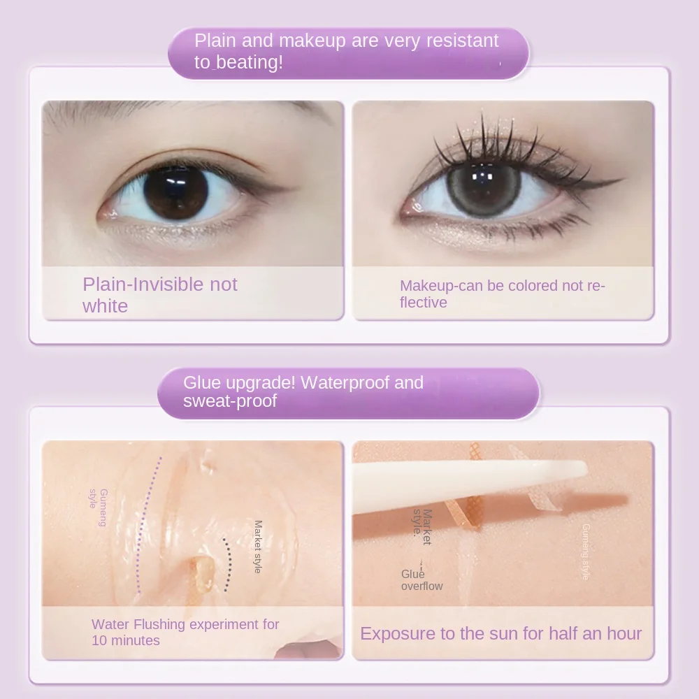 Ruban adhésif Double paupière multi-tailles, longue durée, sans trace, outils pour grands yeux, Transparent, naturel, pour rehausser les yeux, unisexe, 240 pièces