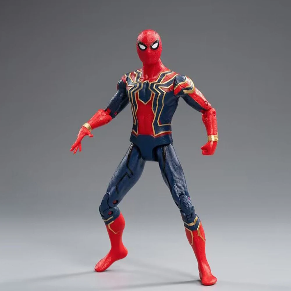 2026HOT جديد مارفل سبايدرمان هالك الرجل الحديدي أنيمي عمل الشكل لعبة هدية الكريسماس البلاستيكية المنقولة المفاصل دمية جمع لعبة مجسمة #6