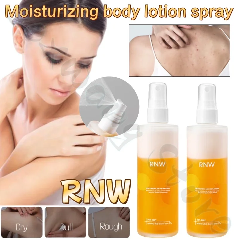 RNW body lotion spray 120ml long-lasting moisturizing and replenishing body fragrance to improve dry and rough skin body spray