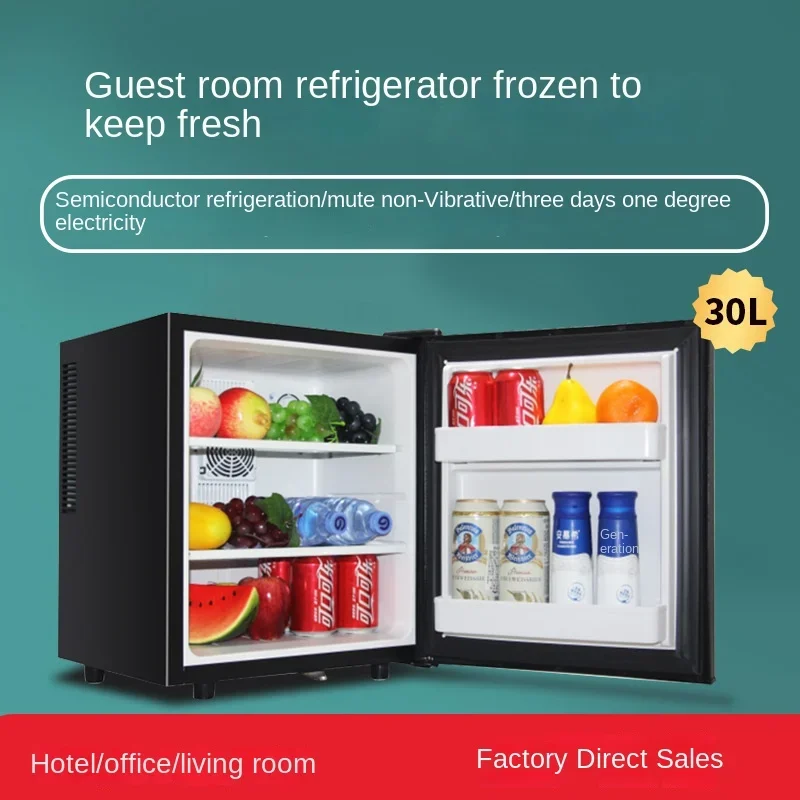 Good thermal insulation semiconductor refrigeration 30L mini refrigerator beverage cooler deep freezer