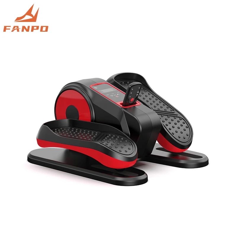 آلة بيضاوية هادئة تحت المكتب مع شاشة LED للتدريب على التحكم عن بعد وتمارين الساق البيضاوية للقيادة الكهربائية