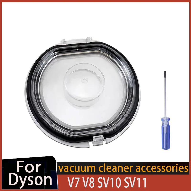 Dust Bin Lid for Dyson V7 V8 SV10 SV11 Vacuum Cleaner Dust Bucket Dirt Cup Replacement Parts Repair Accessories