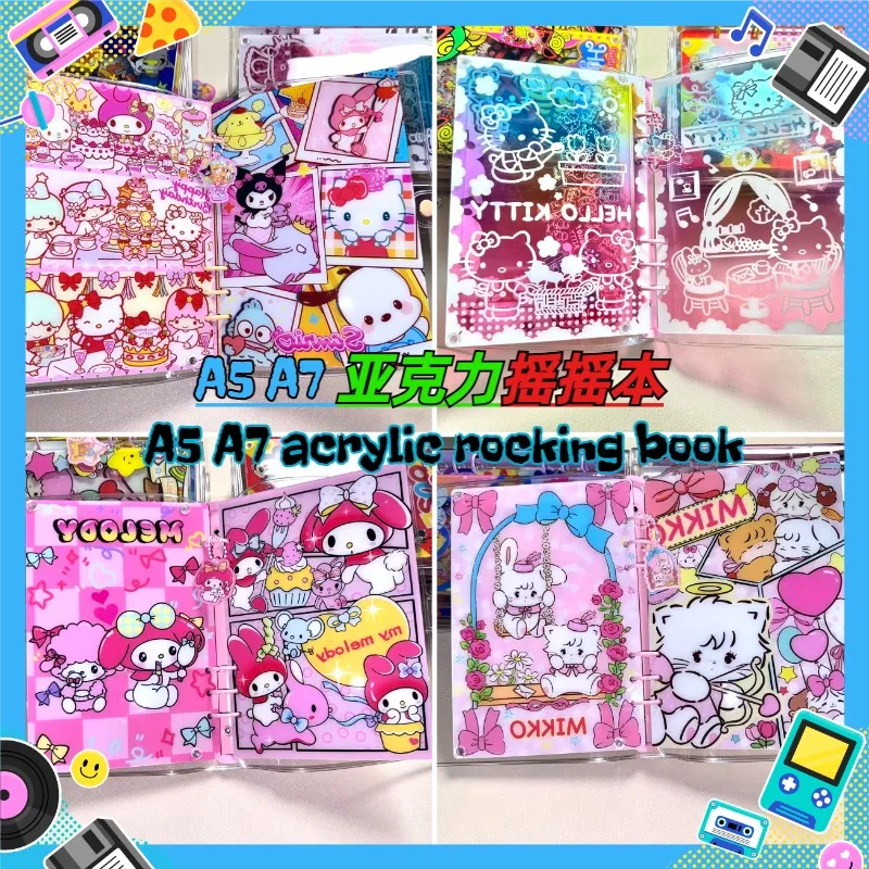 

A5 A7 акриловая книга-качалка heiokitty дневник коллекция справочников модные канцелярские принадлежности мультфильм милый классический дизайн friendssexchangegifts