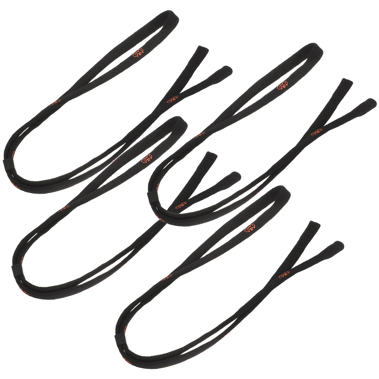 

4 Pcs Eyeglass Chain Glasses Rope Strap Sunglass Black Child Frame Women Men Durable Practical Sports Labor Protection