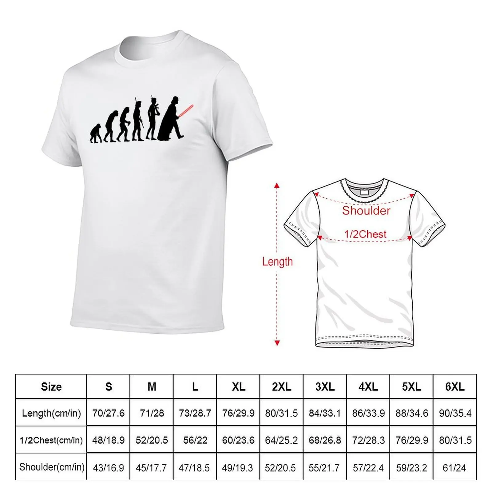 VADER EVOLUTION - 0299 T-Shirt funny t shirts man t shirt man luxury T-Shirt