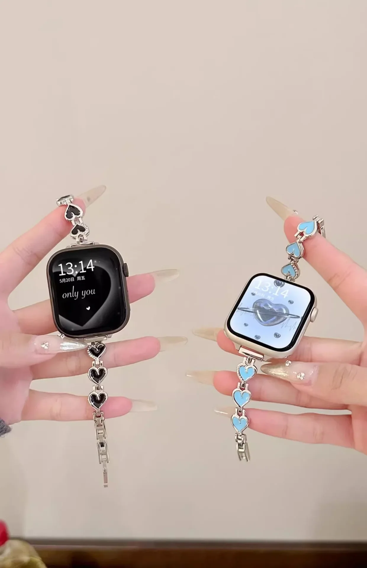 ممتاز الحب سوار ربط ل سوار ساعة يد آبل سلسلة S10/8/7/6/3/4/5/9 40 مللي متر 41 مللي متر 38 مللي متر 42 مللي متر 44 مللي متر 45 مللي متر 46 مللي متر حزام