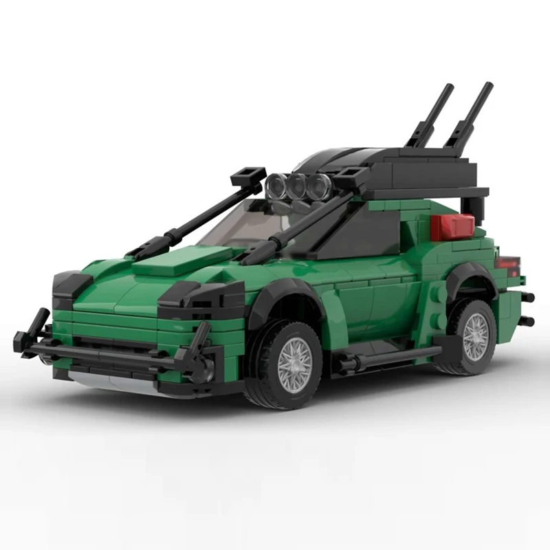 Model samochodu wyścigowego MOC z klocków konstrukcyjnych GR86, terenowy samochód sportowy, modułowa technologia, prezenty świąteczne dla dzieci, zabawki do składania.