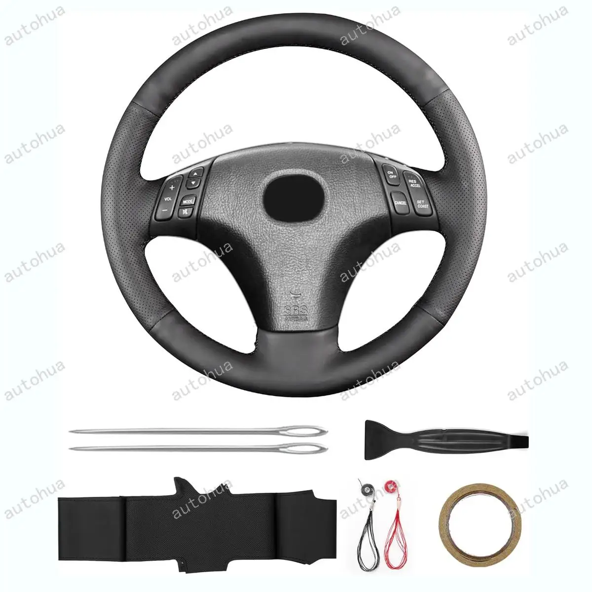 

Steering Wheel Coverfor Mazda 5 2008/6 MPS 2004 2006/3 Facelift 2006/2005 Atenza Sport Wagon Atenza 6 Facelift/MPV ES 3 2004