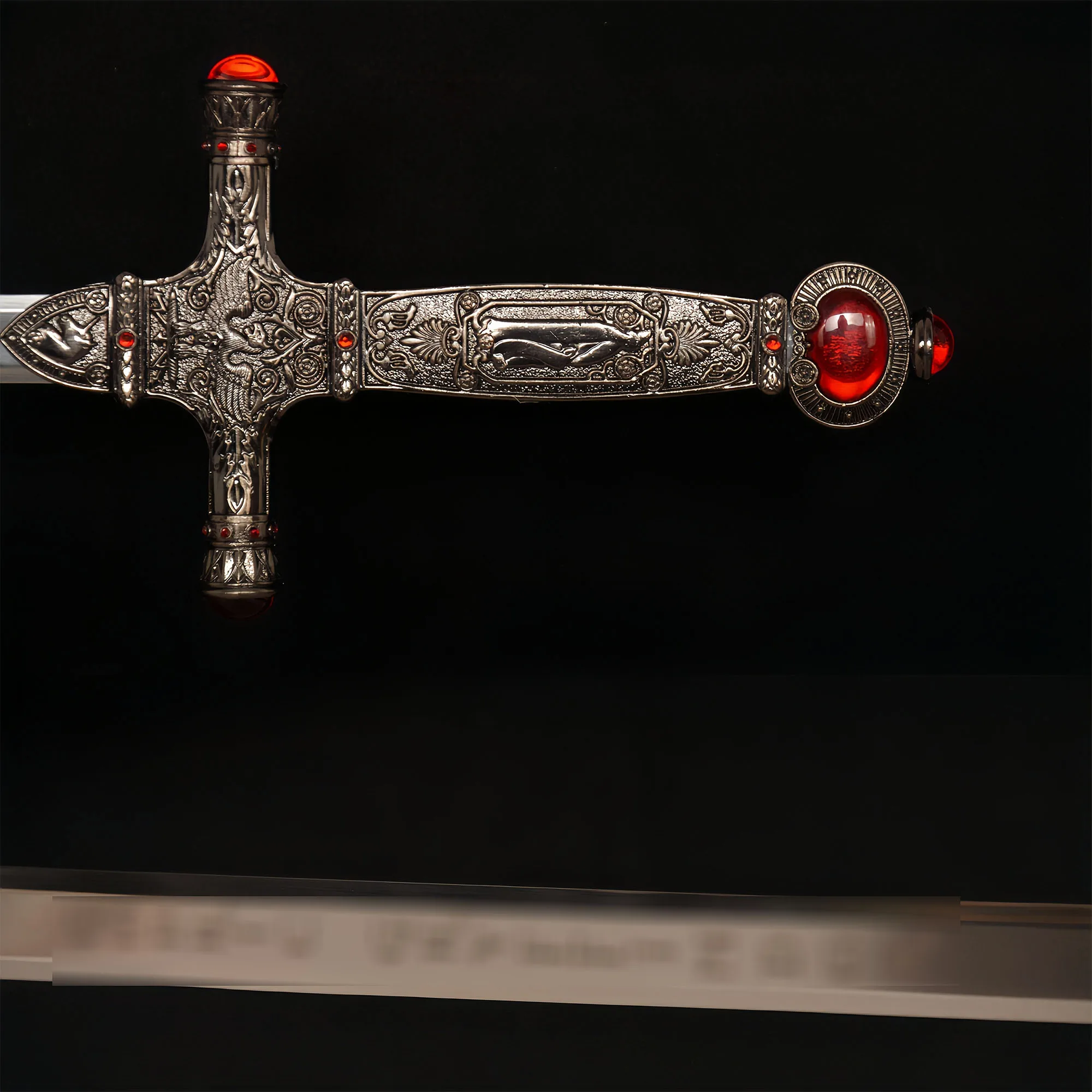 Sierzwaard met zwaardthema en muurbevestiging Roestvrij staal Decoratief ophangbord Cosplay Collectie Decoratie