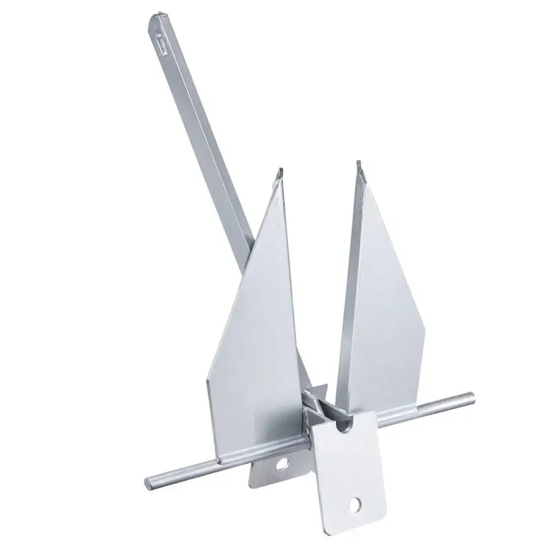 

Danforth Anchor Set 8.5 LBS For Seas Rivers Shores, Hot-Dipped Galvanized Steel 7.9' Chain 75' Rope Two 0.4" Shackles Small Vessels Under 18' Boat Hardware Accessory
