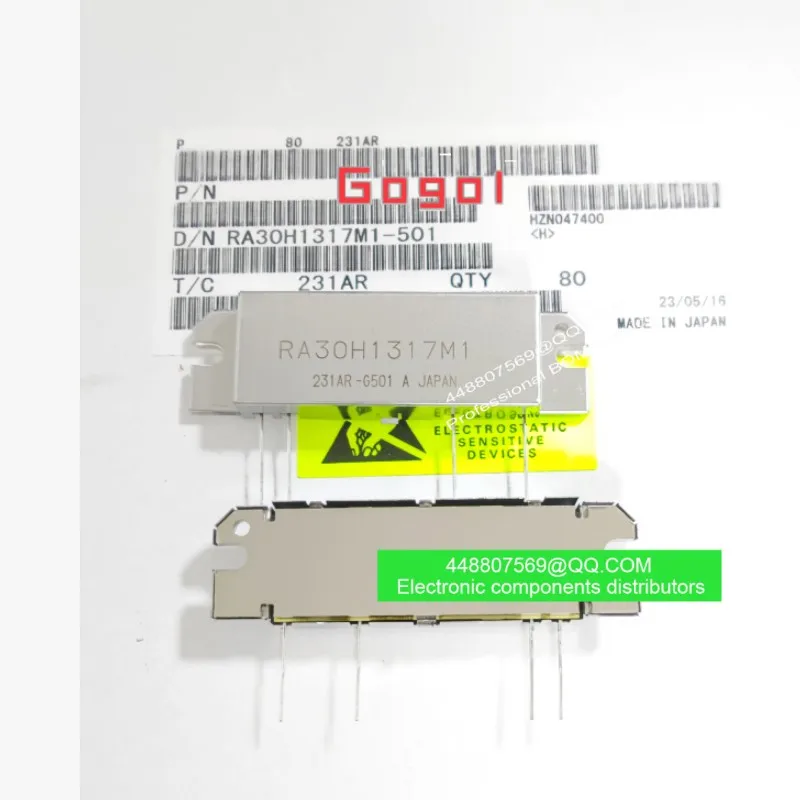 

RA30H1317M1-501 RA30H1317M1 1pcs High-frequency tube 100% brand neworiginalgenuineproductswithlargequantityanddiscoun