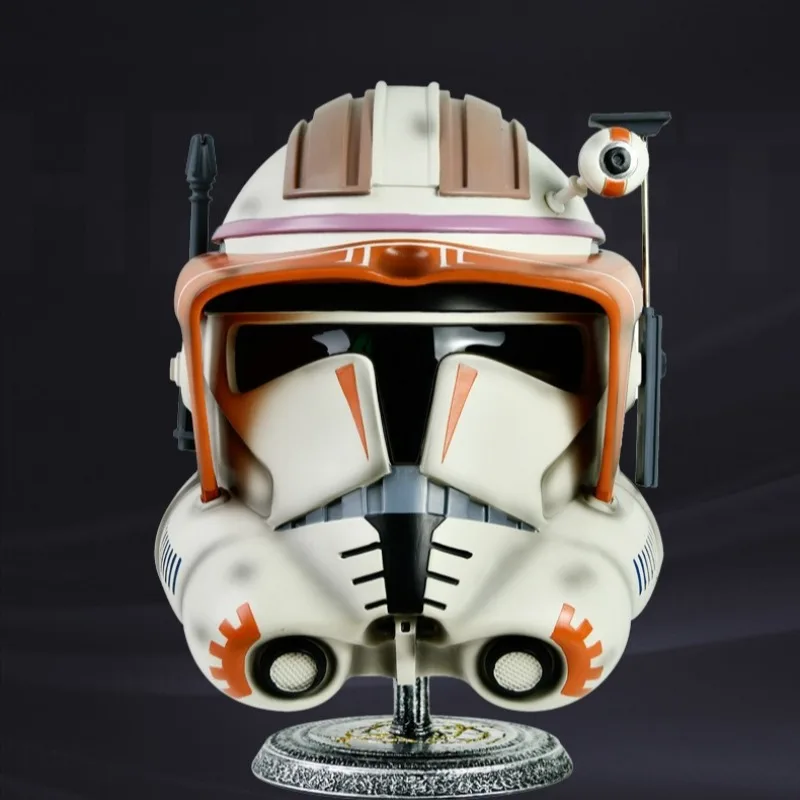 

SW Cosplay Commander Helmet Mask for Man Resin Material High Quality Halloween Mask Masquerade Carnival Party Props for Adult