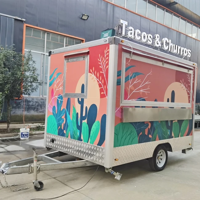 Launch Your Dream Eatery Customizable Color Mobile Restaurant With Shaker System Perfect For Street Sales