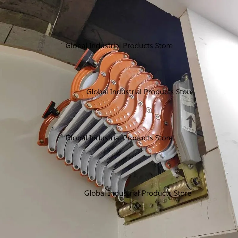 Folding Stairs Wall Hanging Attic Telescopic Step Lift Alloy  Ladder Pull Down Custom 1M-3M