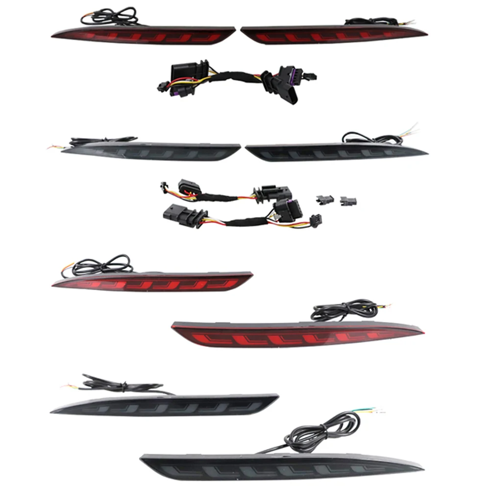 

Светодиодный отражатель заднего бампера с красной линзой для Tesla Model Y 2020-2022 гг., автомобильные светодиодные фонари, автомобильные аксессуары