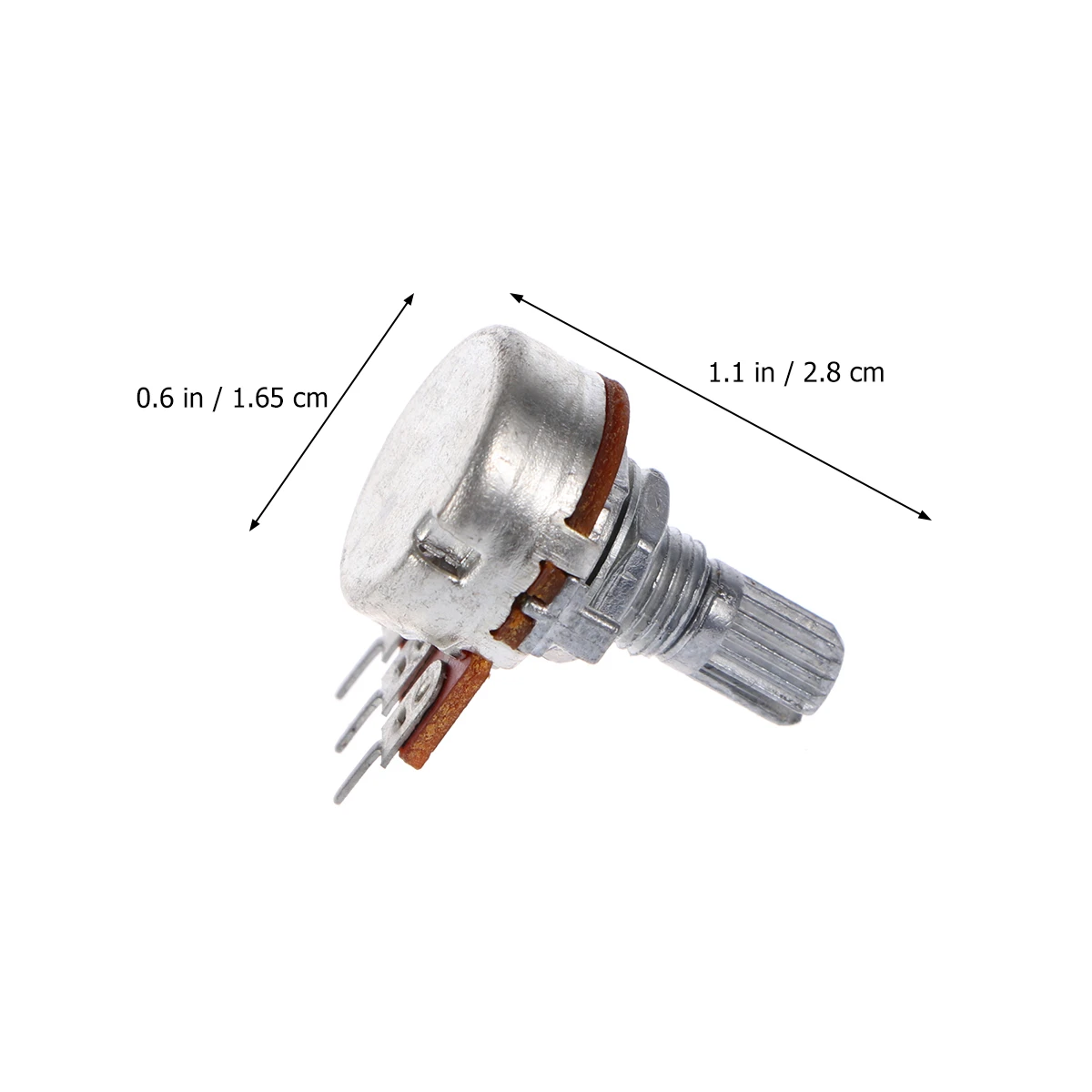 

Guitar Amp Potentiometer 250K Linear Audio B250K Solder Lugs Volume Control Knobs Split Shaft Mini Pots Guitar Parts Accessories